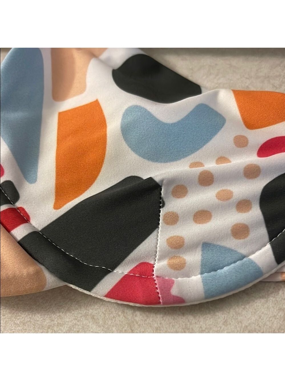 Beachroit Colorful Abstract pattern Bikini Top - Picture 4 of 6